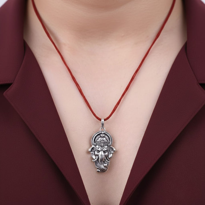 Silver 925 Ganesha Pendant