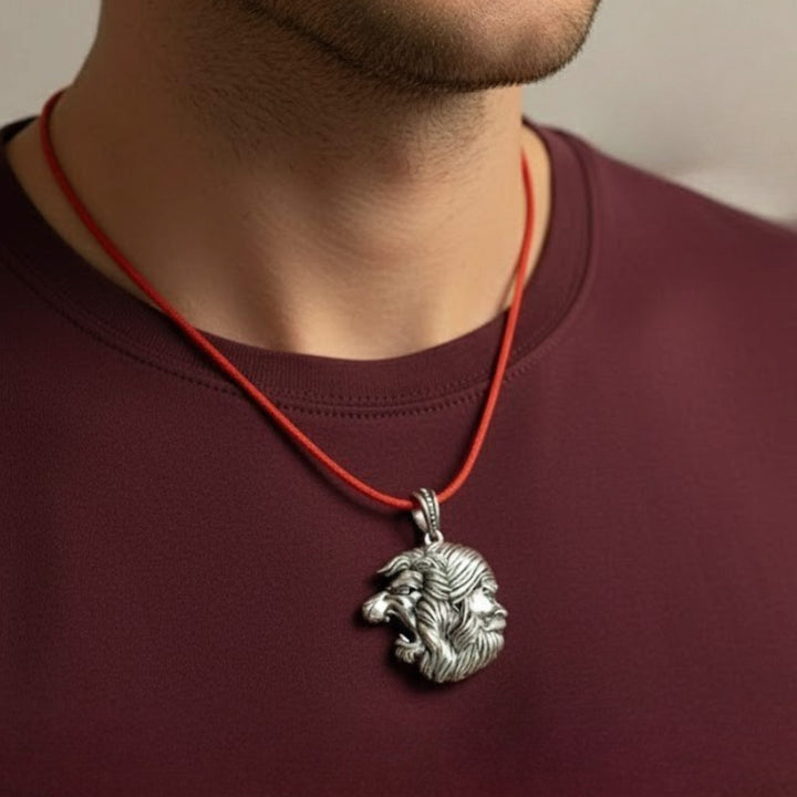 Silver Maratha King Shivaji Pendant