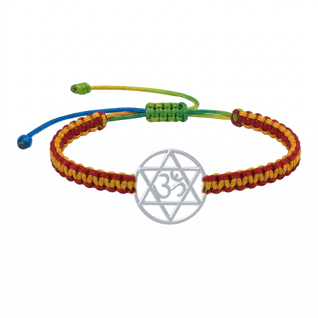 Unniyarcha 925 Pure Silver Om bracelet