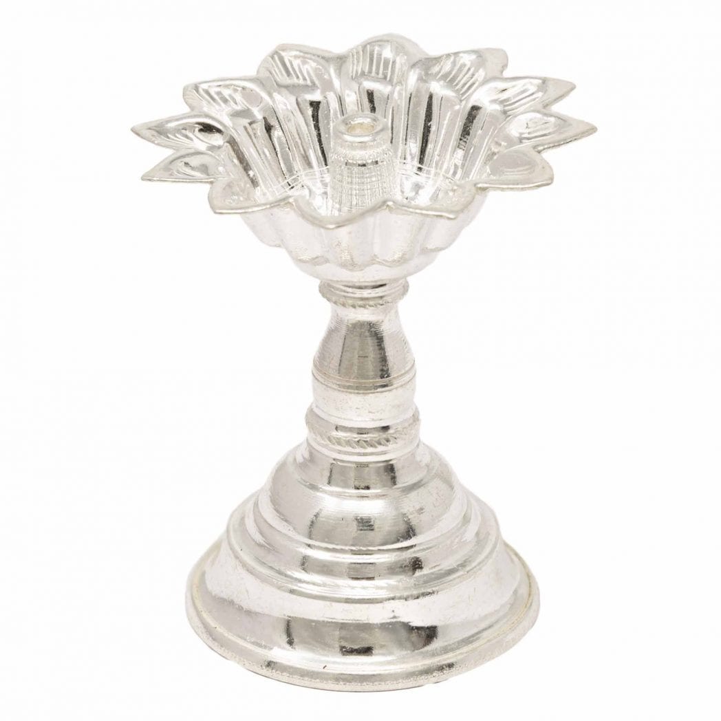 92.5 Silver Diya/Lamp