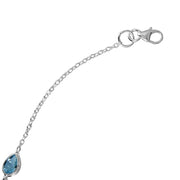 SILVER 92.5 bracelet with blue stones