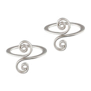92.5 Silver Celtic Toe Ring (Pair)
