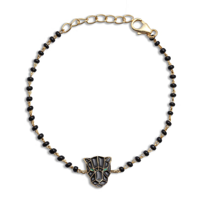 Silver Panther Baby Bracelet