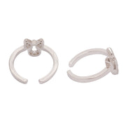Silver Bow Toe Rings Toe Rings - By Unniyarcha - Original Manufacturers of Silver Jewelry, Gold Plated Jewellery, Fashion Jewellery and Personalized Soul Bands and Personalized Jewelry