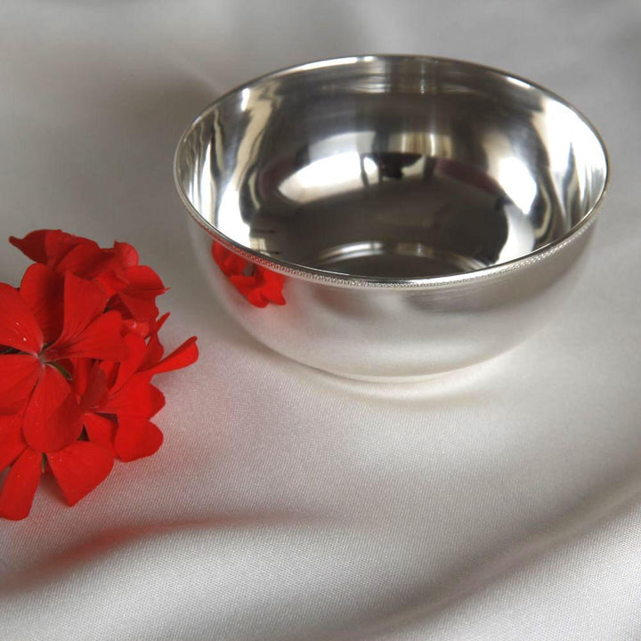 Silver Bowl Silver Article - By Unniyarcha - Original Manufacturers of Silver Jewelry, Gold Plated Jewellery, Fashion Jewellery and Personalized Soul Bands and Personalized Jewelry