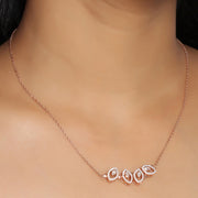 Silver Dual Design Necklace - By Unniyarcha - Original Manufacturers of Silver Jewelry, Gold Plated Jewellery, Fashion Jewellery and Personalized Soul Bands and Personalized Jewelry