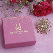 Silver Jadau Ring Rings - By Unniyarcha - Original Manufacturers of Silver Jewelry, Gold Plated Jewellery, Fashion Jewellery and Personalized Soul Bands and Personalized Jewelry
