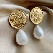 Silver Kuber Pearl Drop Earring Earrings - By Unniyarcha - Original Manufacturers of Silver Jewelry, Gold Plated Jewellery, Fashion Jewellery and Personalized Soul Bands and Personalized Jewelry