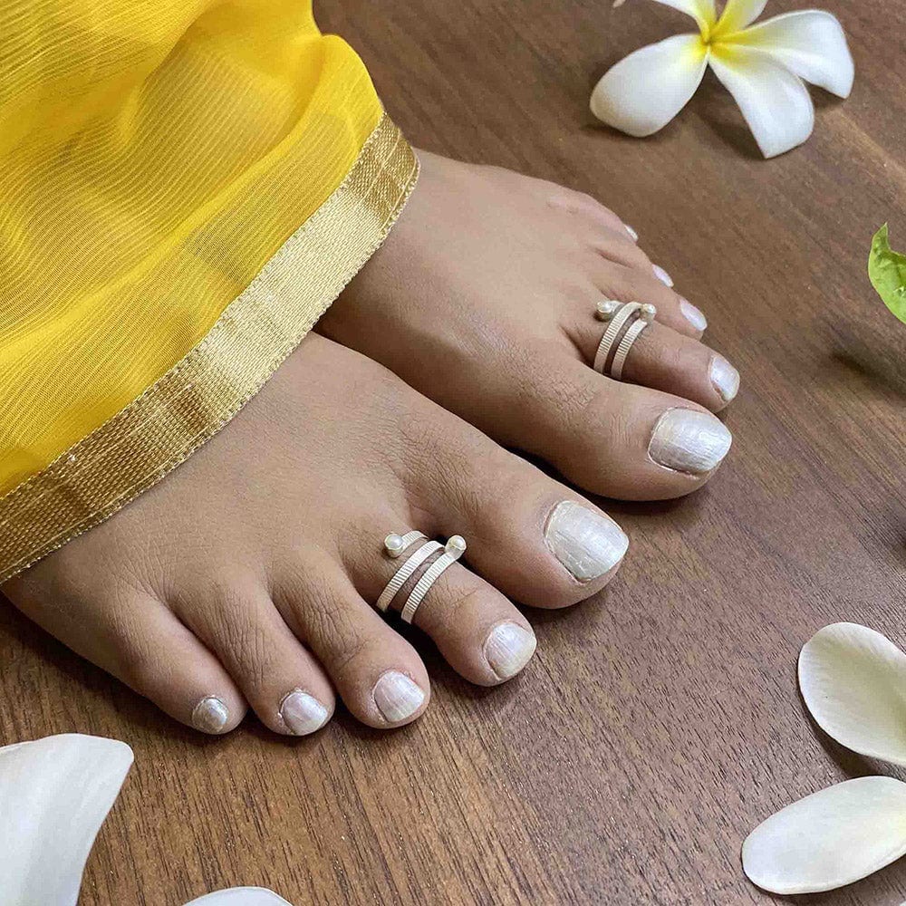 Indian Toe Leg Ring New Design Adorable Silver Anklet Toe Rings