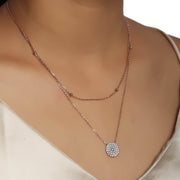 92.5 Silver Two Layer Necklace & In Love Bracelet