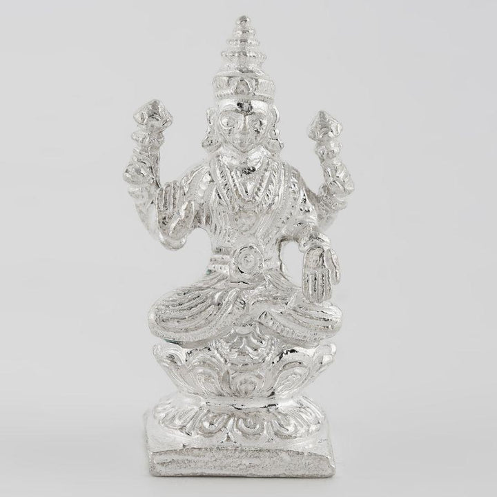 Silver Solid Lakshmi Idol Silver Article - By Unniyarcha - Original Manufacturers of Silver Jewelry, Gold Plated Jewellery, Fashion Jewellery and Personalized Soul Bands and Personalized Jewelry